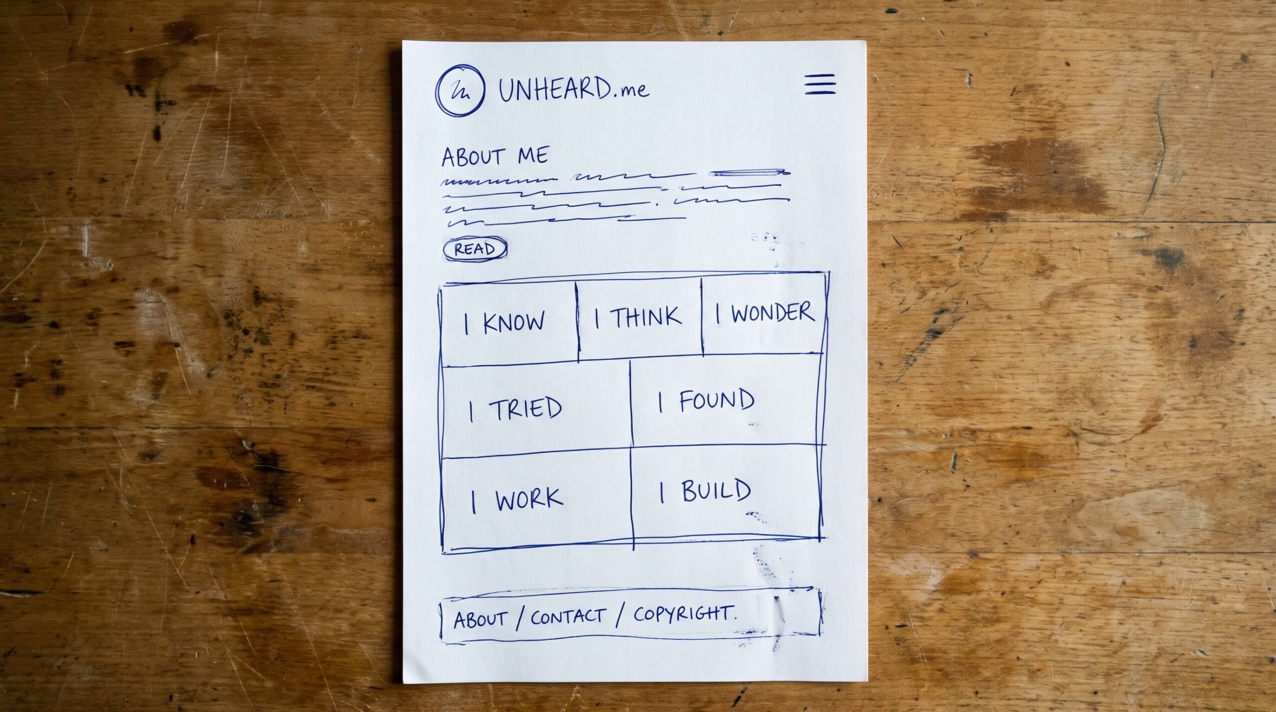 I Built Unheard.me Because I Wanted Somewhere to Put My Thoughts