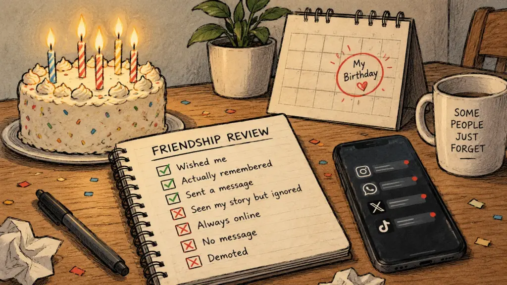 I Think Forgetting My Birthday Is How You Get Demoted